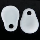 Pair Of Silicone Toe Separators Straighteners Hallux Valgus Bunion Pain Reliever White