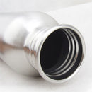 1000ml Capacity Stainless Steel Wide Mouth Water Bottle with Carabiner Clip for Outdoor Sports Cycling Runners Sports Beach Lovers Gift