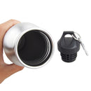 1000ml Capacity Stainless Steel Wide Mouth Water Bottle with Carabiner Clip for Outdoor Sports Cycling Runners Sports Beach Lovers Gift