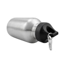 2000ml Capacity Stainless Steel Wide Mouth Water Bottle with Carabiner Clip for Outdoor Sports Cycling Runners Sports Beach Lovers Gift