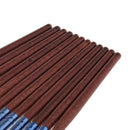 Set OF 12PCS Professional Multipurpose Liquid Eyeliner Brushes Beauty Supplies Cosmetic Tool Blue Brown 4.7 inch