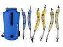 1 Pair Waterproof Shoulder Strap Belt Cushion Pads For Outdoor Kayaking Fishing Rafting Dry Bag Sack Backpack Yellow