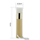 Women Girls Deep Pore Cleansing Large Wood Handle Blackhead Whiteheads Sebum Spot Face Care Cleansing Scrub Brush Tool