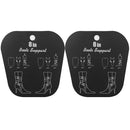 Lightweight Easy Carry 1 Pair Short Boots Holder Stand Support Plastic Shaper Stretcher Boot Care Accessories 8inch Black