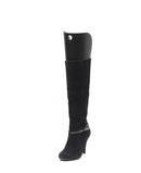 Lightweight Easy Carry 1 Pair Short Boots Holder Stand Support Plastic Shaper Stretcher Boot Care Accessories 8inch Black