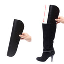 Lightweight Easy Carry 1 Pair Short Boots Holder Stand Support Plastic Shaper Stretcher Boot Care Accessories 8inch Black