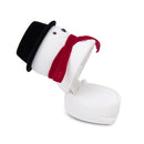 Xmas Snowman Santa Ring Earring Display Storage Gift Packing Box Black
