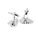 Men's Crystal Rhinestone Decor Cufflinks Cuff Links Holidays Christmas Tree