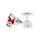 Santa Claus Christmas Cufflinks Business Shirt Wedding Party