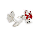 Santa Claus Christmas Cufflinks Business Shirt Wedding Party