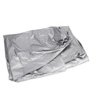 Rectangular Shaped Design Dustproof Durable Pool Table Billiard Snooker Protector Cover Sheet Lining FIT FOR 9 feet Tables Silver