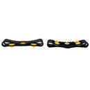 Pair Of Lightweight Convenient To Carry Anti-Slip Ice Crampons Hiking Climbing Walking Fishing Equipment Black