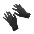 1 Pair Pure Silk Thermal Liner Inner Gloves for Hiking Camping Motorcycling Fishing Skiing Cycling Mitts Clothing Accessory Black Size M