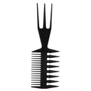 SET OF 10PCS Multipurpose Professional Lightweight Stylish Comb Brush FOR Teasing Lifting Curling Beauty supplies Black