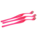 Set Of 3PCS Stainless Steel Eyebrow Lips Trimmer Shaper Hair Remover Beauty Tool Cosmetic Supplies Pink