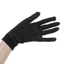 1 Pair Pure Silk Thermal Liner Inner Gloves for Hiking Camping Motorcycling Fishing Skiing Cycling Mitts Clothing Accessory Black Size XL