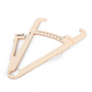 Manual Body Fat Caliper Weight Loss Tester Analyser Beige
