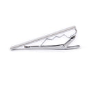 Fashionable Men Necktie Clip Office Meeting Events Anniversary Supplies Silver