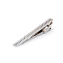 Set Of Elegant Cufflinks With Tie Clip Clasp Bar Wedding Anniversaries Office Meetings Prom Supplies Silver