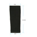 Pair Of Tight Calf Anti Fatigue Compression Support Sleeves Wraps Black