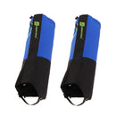 Pair of Breathable Waterproof Snow Legging Boot Gaiters Leg Covers for Outdoor Trekking Mountaineering - Deep Blue Grey Size L