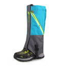 Pair of Breathable Waterproof Snow Legging Boot Gaiters Leg Covers for Outdoor Trekking Mountaineering - Sky Blue Grey Size L