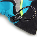 Pair of Breathable Waterproof Snow Legging Boot Gaiters Leg Covers for Outdoor Trekking Mountaineering - Sky Blue Grey Size L