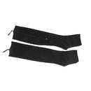 Pair Of Zippered Compression Leg Support Fatigue Reliever Socks Black L
