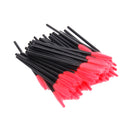 50pcs Straight Disposable Eyelash Brush Mascara Wands Applicator Makeup Tool