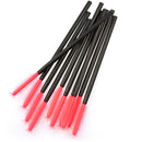 50pcs Straight Disposable Eyelash Brush Mascara Wands Applicator Makeup Tool