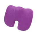 Comfort Coccyx Orthopedic Foam Chair Seat Cushion Pad Home Office Purple