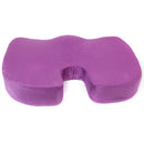 Comfort Coccyx Orthopedic Foam Chair Seat Cushion Pad Home Office Purple