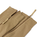 Pair Of Zippered Compression Leg Support Fatigue Reliever Socks Nude S