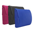 Memory Foam Back Support Cushion Relief Fatigue Pillow For Home Office Black