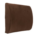 Memory Foam Back Support Cushion Relief Fatigue Pillow For Home Office Brown