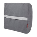 Memory Foam Back Support Cushion Relief Fatigue Pillow For Home Office Gray
