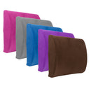 Memory Foam Back Support Cushion Relief Fatigue Pillow For Home Office Gray