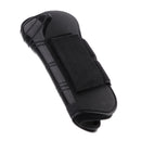 Neoprene Lined Brushing Boots Horse Full Protect Front Leg Equestrian Black