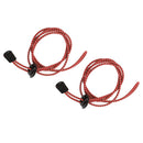 1 Pair of Easy Fastening Elastic Reflective Shoelace For Outdoor Hiking Camping Athletics Sneakers Shoes Accessory Red