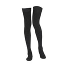 Elastic Breathable Closed Toe Stockings For Varicose Veins Care M Black