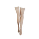 Breathable Fat Burning Sweat Absorbant Fashionable Tired Achy Legs Elastic Nylon Closed Toe Stockings For Women Skin Color M