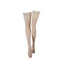 Breathable Fat Burning Sweat Absorbant Fashionable Tired Achy Legs Elastic Nylon Closed Toe Stockings For Women Skin Color L