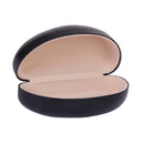 PU Leather Sunglasses Eyeglasses Case Cover Skin Storage Box Black