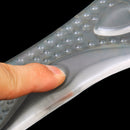 1 Pair Reusable Washable Shock Absorbing Silicone Gel Shoe Cushions Shoe Pads 3/4 Arch Support Pads Insole for Women