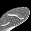 1 Pair Reusable Washable Shock Absorbing Silicone Gel Shoe Cushions Shoe Pads 3/4 Arch Support Pads Insole for Women