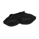 Comfortable Wear Tired Puffy Eyes Wear Far Infrared Contoured Sleeping Mask Eye Shade Patch Blinder Black+Pink