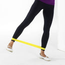 Durable Long Lasting Latex Exercise Stretch Loop Resistance Band Yoga Pilates Gym Fitness Supplies 20 lb Yellow