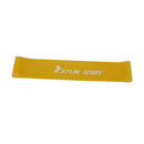 Durable Long Lasting Latex Exercise Stretch Loop Resistance Band Yoga Pilates Gym Fitness Supplies 20 lb Yellow