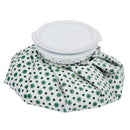 Cloth Ice Bag Pain Stress Neck Knee Head Swelling Pain Injury Reliever Sports Equipment 9Inch White + Green