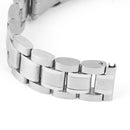 Set Of 5PCS Stainless Steel Metal Straight End Watch Band Strap With Spring Bars 14mm Silver